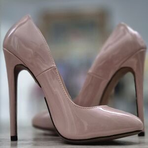 NWOT Five-Inch Pink Stiletto Heels Size 6